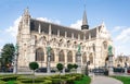 Church of Our Lady of Victory in Sablon or Eglise catholique Notre-Dame-du-Sablon at the Square of Petit Sablon in Brussels,
