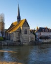 Church over a river Royalty Free Stock Photo