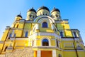 Church painted in yellow Royalty Free Stock Photo