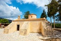 The church Panagia Kera in the village Kritsa, Crete Royalty Free Stock Photo