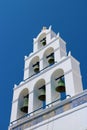 Belltower of the Church of Panagia, Oia, Santorini Royalty Free Stock Photo