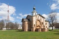 Church of Paraskeva-Friday at the Market in Novgorod city, Russia Royalty Free Stock Photo