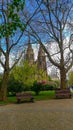 Church in the park in Prague, Czech Republic Royalty Free Stock Photo