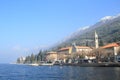 Church Parrocchia di Castelletto by lake Lago di Garda Royalty Free Stock Photo