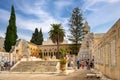 Church of the Pater Noster known as Sanctuary of Eleona in French Carmelite monastery on Mount of Olives of Jerusalem in Israel