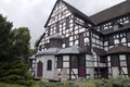 Facade of timber framed The Church of the Holy Trinity at Swidnica also known as a Church of Peace Royalty Free Stock Photo