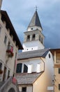 Church of Pieve di Cadore - Veneto Italy Royalty Free Stock Photo