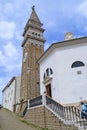 Church in Piran town, Slovenia