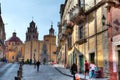 Church in Plaza -  Guanajuato, Mexico Royalty Free Stock Photo