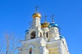 The Church of Pokrova Presvyatoy bogoroditsi in Vladivostok Royalty Free Stock Photo