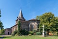 The church of Pontenx, near Biscarrosse in France