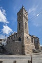 Church in porthleven harbour Royalty Free Stock Photo