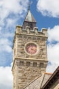 Church in porthleven harbour Royalty Free Stock Photo