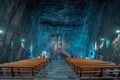 Church in Praid salt mine, Romania