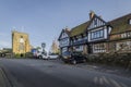 Church and Pretty Village of Goudhurst, Kent, UK Royalty Free Stock Photo