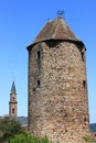 Church and prison tower