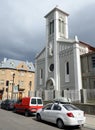 The church in Punta Arenas is a city in Chile. Royalty Free Stock Photo