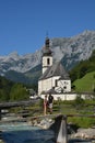 Church in Ramsau near Berchtesgaden