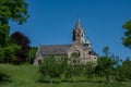 The Church of the Redeemer in Mirbach on a sunny day Royalty Free Stock Photo