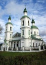 Church of the Resurrection, built in classic style, late 18th century, in Molodi near Chekhov, Moscow Oblast, Russia