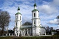 Church of the Resurrection, built in classic style, late 18th century, in Molodi near Chekhov, Moscow Oblast, Russia