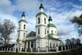 Church of the Resurrection, built in classic style, late 18th century, in Molodi near Chekhov, Moscow Oblast, Russia