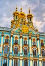 Church of the Resurrection at the Catherine Palace in Pushkin near St. Petersburg, Russia Royalty Free Stock Photo