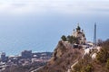 The Church of the Resurrection of Christ in Foros is an example of Byzantine cross-domed architecture, erected at the end of the