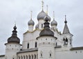 Church of Resurrection of Christ gate in Rostov Kremlin, Rostov, one of oldest town of Golden Ring, Yaroslavl region, Russia Royalty Free Stock Photo