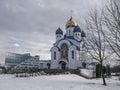 The Church of the Resurrection of Christ is an Orthodox church in the Zeleny Lug microdistrict of Minsk.