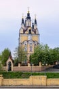 Church of the Resurrection in the evening,Tomsk, Russia Royalty Free Stock Photo