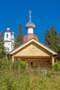 Church of the Resurrection at Mount Calvary on Anzersky Island. Solovky Islands, Russia