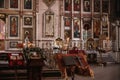 CHURCH OF THE RESURRECTION, VICHUGA, RUSSIA - MAY 08, 2022: Interior of Orthodox Christian Church of the Resurrection of