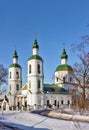 Church of the resurrection in the village of Molodi,Russia