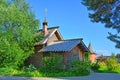 Church of the Reverend Savvatiy Orshinsky in ancient Voznesensky Orshin monastery in the summer in Tver region, Russia Royalty Free Stock Photo