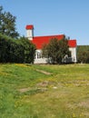 Church of Reykholt in Iceland during the daytime Royalty Free Stock Photo