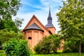 Church in Ribbeck on a sunny day in summer, Havelland , Germany Royalty Free Stock Photo
