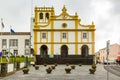 Church in Ribeira Grande on Sao Miguel Island, Azores Royalty Free Stock Photo