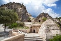 Church in the rock in Cappadocia Royalty Free Stock Photo