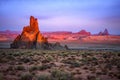 Church Rock near Kayenta Arizona Royalty Free Stock Photo