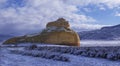 Church Rock in Snow