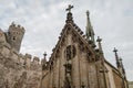 Church roof at Rheinstein Castle, Germany Royalty Free Stock Photo