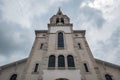 Church\'s front facade and tower Royalty Free Stock Photo