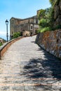 Church S. Nicola of the village of Savoca, Sicily Royalty Free Stock Photo