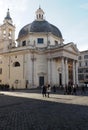 Church of S Santa Maria dei Miracoli in Rome, Italy Royalty Free Stock Photo