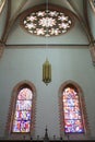 Church of the Sacred Heart. Interior Royalty Free Stock Photo