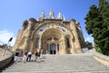 Church of the Sacred Heart of Jesus (The Temple Expiatori del Sagrat Cor) on Tibidabo in Barcelona Royalty Free Stock Photo