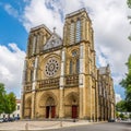 Church Saint Andre in Bayonne - France Royalty Free Stock Photo