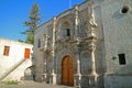 Church of Saint Augustine or Iglesia de San Agustin in Arequipa, Historical site in Peru