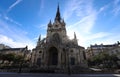 The Church of Saint-Bernard de la Chapelle is a Neo-gothic Roman Catholic church in the Goutte d`Or neighborhood of the Royalty Free Stock Photo